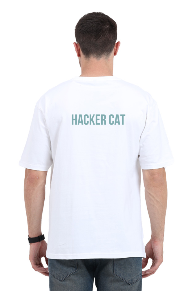 "Hacker Cat" Oversized T-Shirt