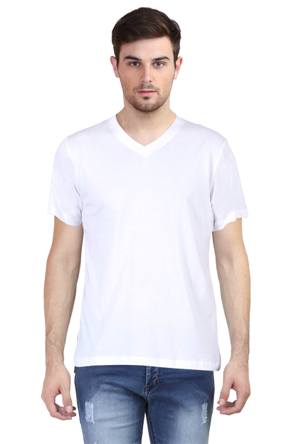 Vneck Half Sleeve T-shirt For Men