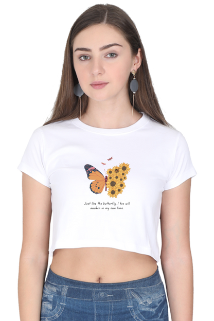 Butterfly Awaken Crop Top