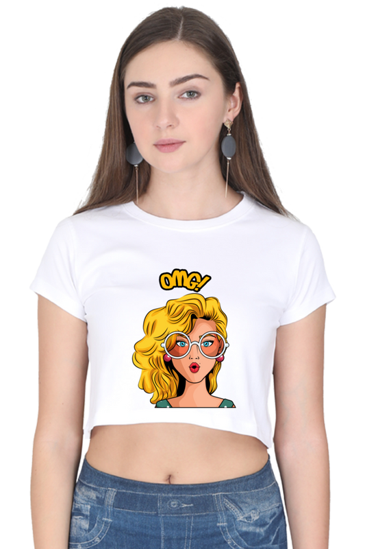 "OMG" Crop Top for Women