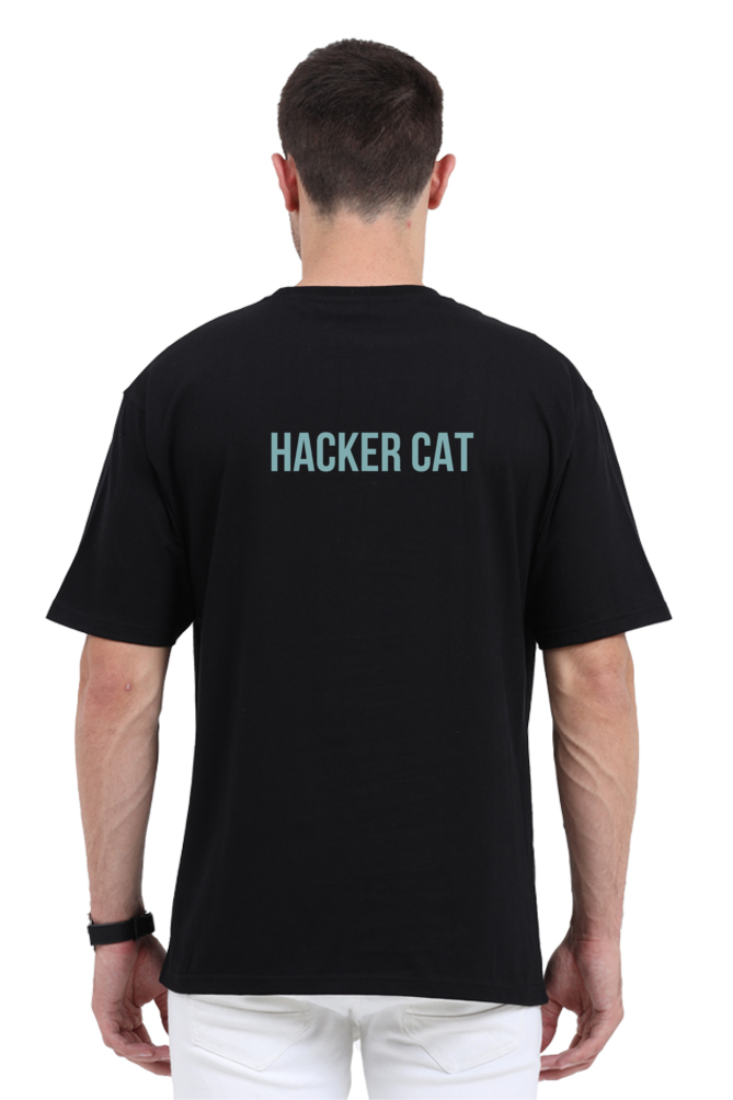 "Hacker Cat" Oversized T-Shirt