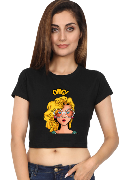 "OMG" Crop Top for Women