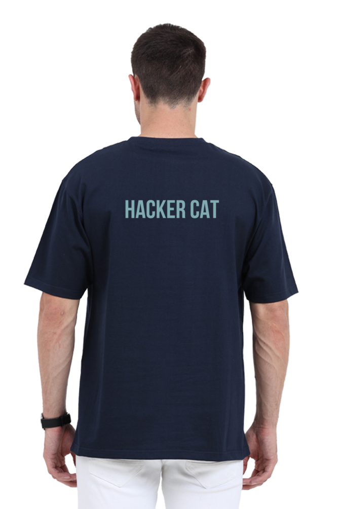 "Hacker Cat" Oversized T-Shirt