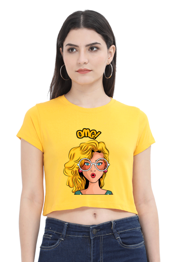 "OMG" Crop Top for Women