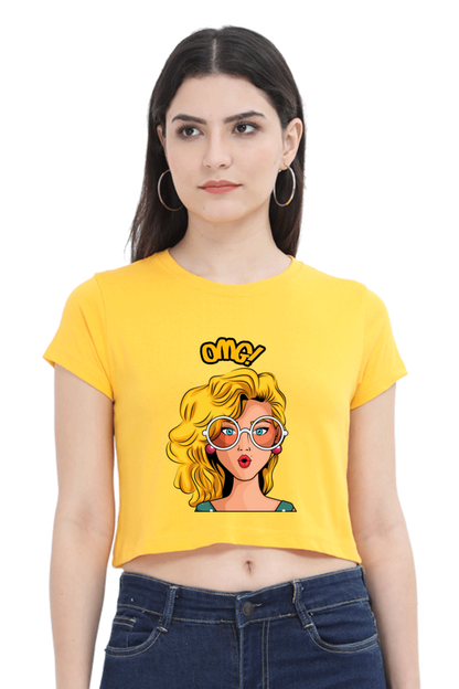 "OMG" Crop Top for Women