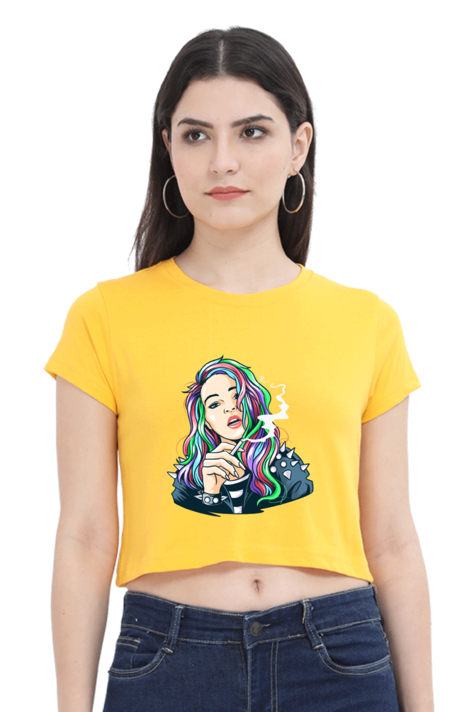 "Smoke It" Crop Top