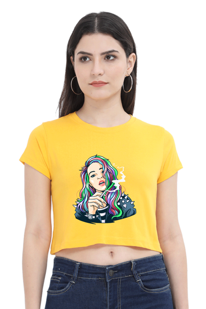 "Smoke It" Crop Top