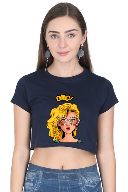 "OMG" Crop Top for Women