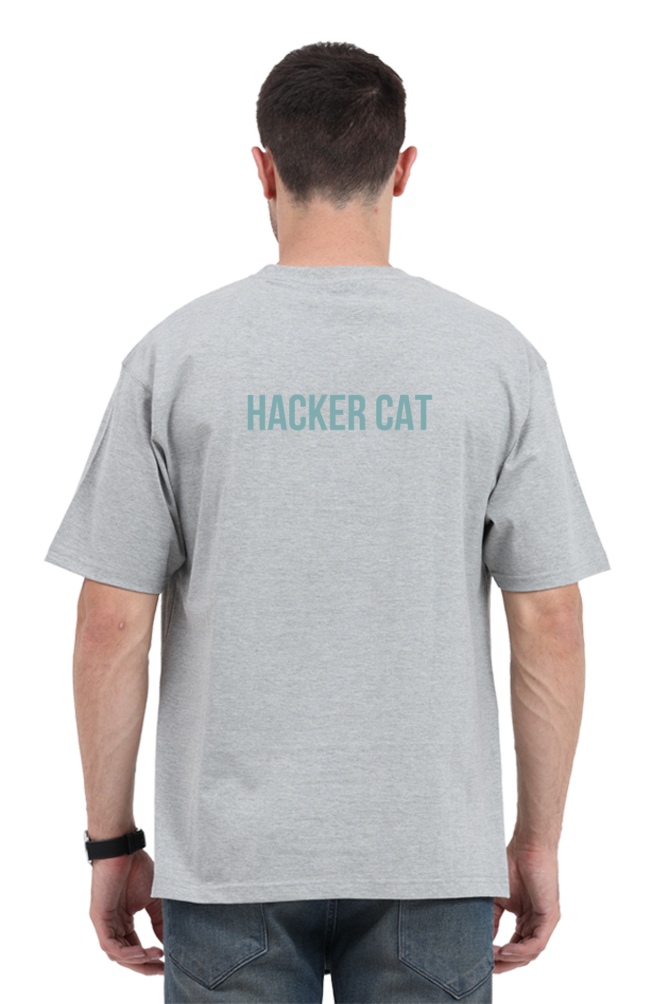 "Hacker Cat" Oversized T-Shirt