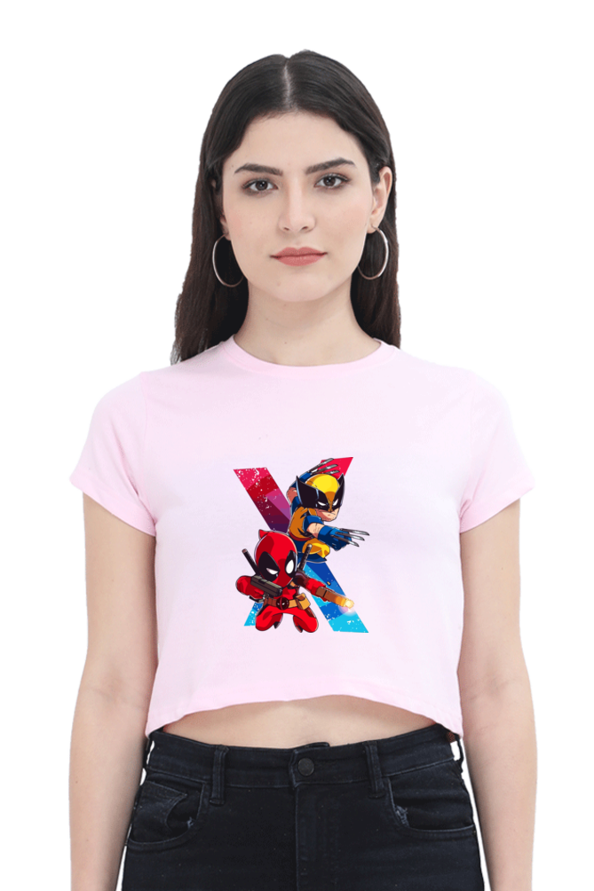 Deadpool X Wolverine Crop Top