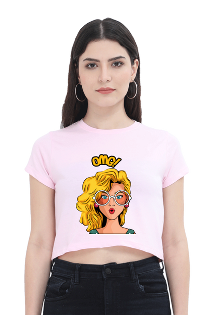 "OMG" Crop Top for Women