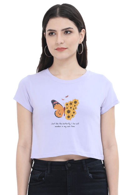 Butterfly Awaken Crop Top