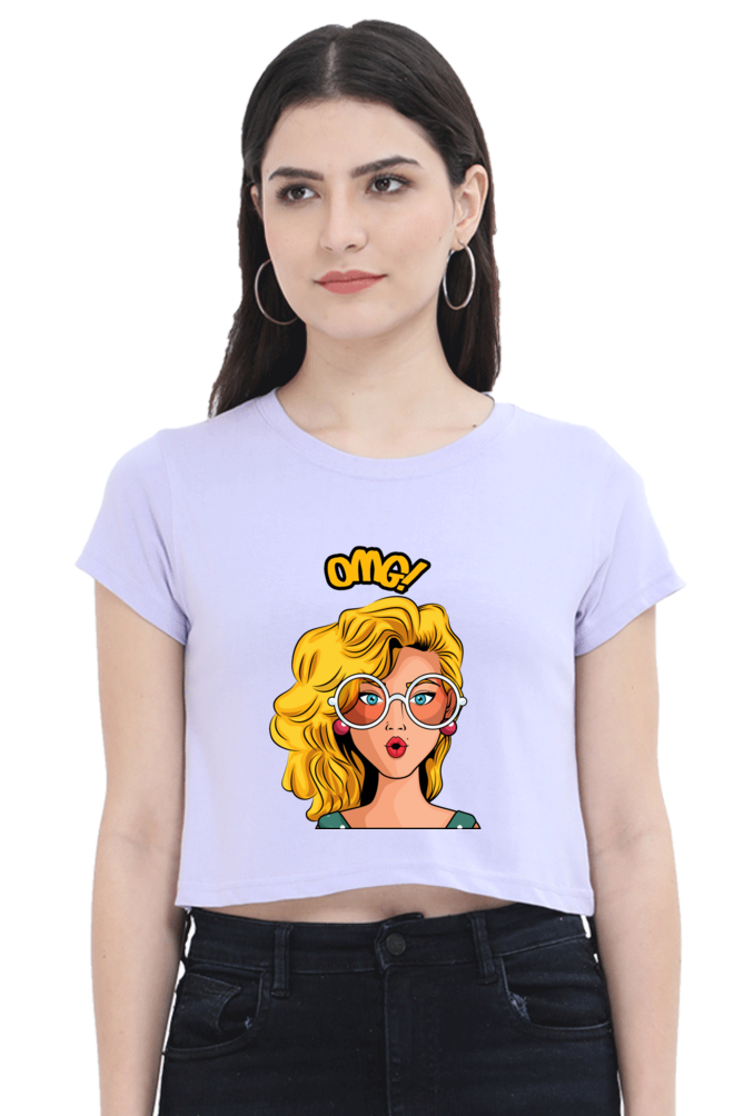 "OMG" Crop Top for Women