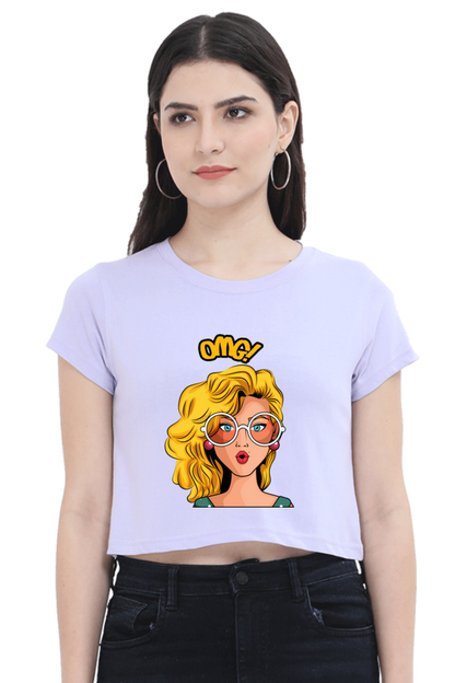 "OMG" Crop Top for Women