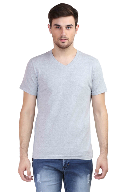 Vneck Half Sleeve T-shirt For Men