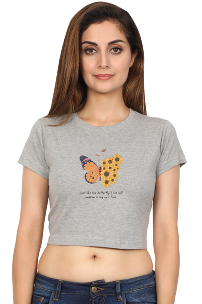 Butterfly Awaken Crop Top