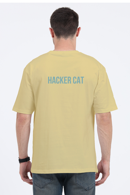 "Hacker Cat" Oversized T-Shirt