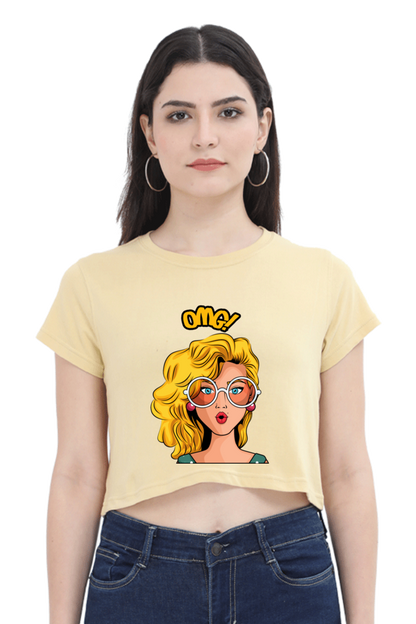 "OMG" Crop Top for Women