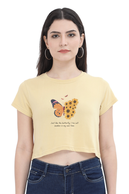 Butterfly Awaken Crop Top