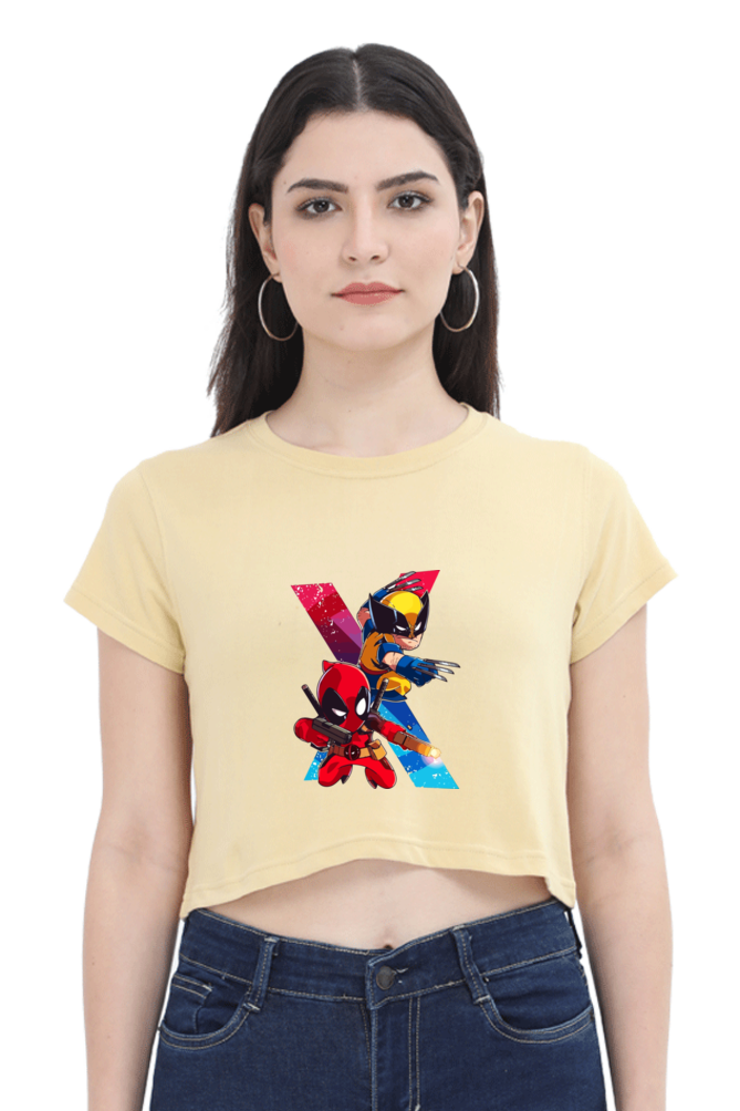 Deadpool X Wolverine Crop Top