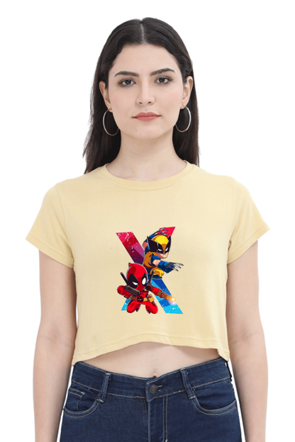 Deadpool X Wolverine Crop Top