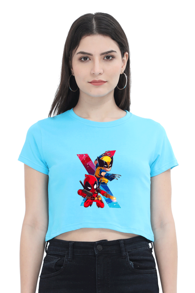 Deadpool X Wolverine Crop Top