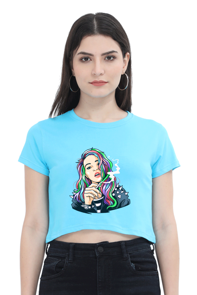 "Smoke It" Crop Top