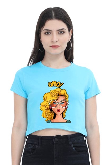 "OMG" Crop Top for Women