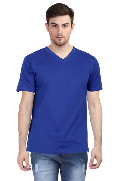 Vneck Half Sleeve T-shirt For Men