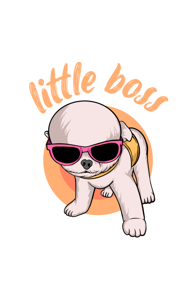 "Little Boss" Crop Top For Women