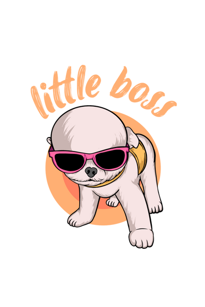 "Little Boss" Crop Top For Women